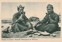 Middagmaal der Mongolen