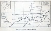 Plattegrond van Oost- en Midden-Mongolië